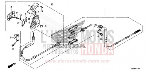 PARKING BRAKE VFR1200XDC de 2012